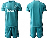 2020-21 AFC Ajax Blue Goalkeeper Soccer Jersey,baseball caps,new era cap wholesale,wholesale hats